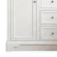James Martin Vanities De Soto 36" Single Bathroom Vanity in Bright White with 3 cm Parisien Bleu Quartz Top and Rectangular Sink, , large