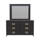 Mayberry Hill Tobias Mirror with LED in Black, , large