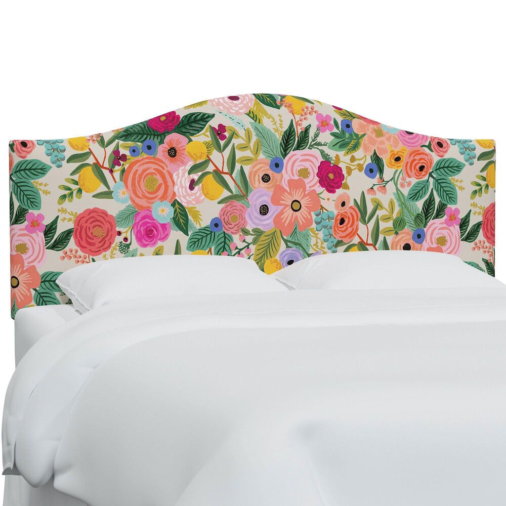 Rifle Paper Co Crafted by Cloth & Company Mayfair Twin Headboard in Garden Party, , large