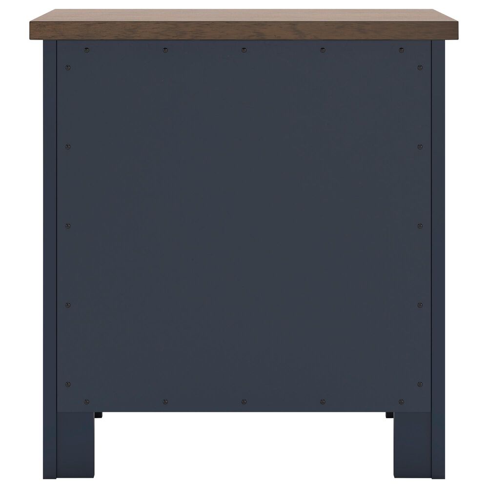 Ashley Landocken 4-Piece Queen Bedroom Set in Brown and Blue, , large