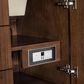 James Martin Vanities Amberly 60" Double Bathroom Vanity in Walnut with 3 cm Carrara White Marble Top and Rectangular Sinks, , large