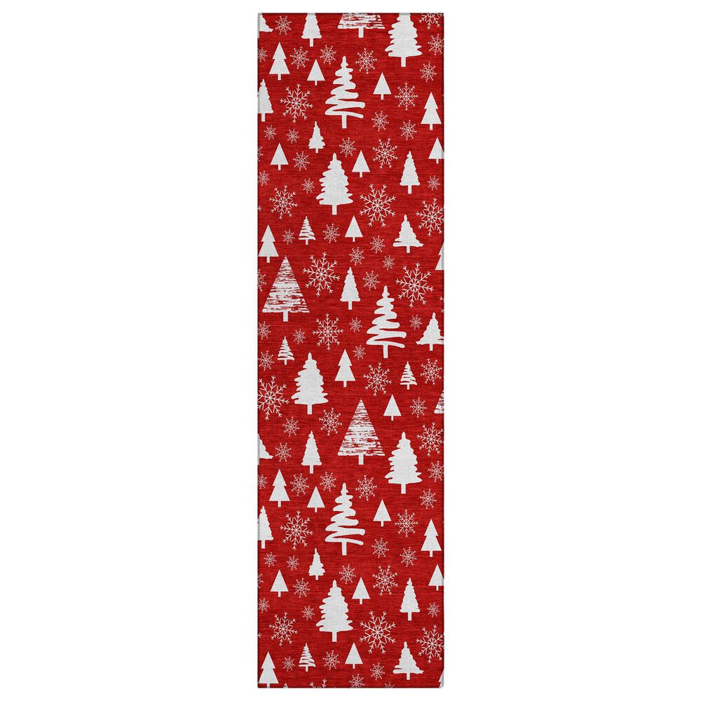Dalyn Rug Company Wonderland WN23 2"3" x 7"6" Red Indoor/Outdoor Runner, , large
