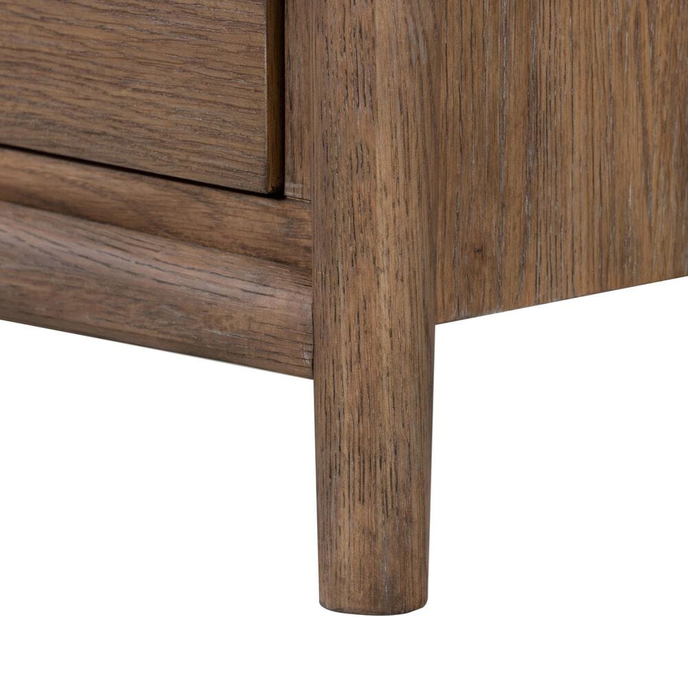 Four Hands Glenview 3-Drawer Nightstand in Weathered Oak, , large