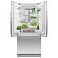 Fisher & Paykel 32" Integrated French Door Panel I&W in Stainless Steel, , large