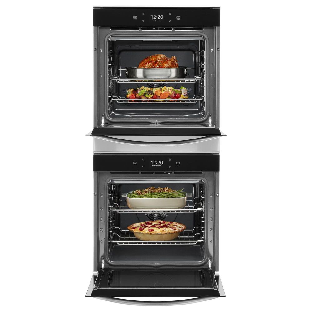 Whirlpool 24&quot; Double Electric Wall Oven with Convection in Fingerprint Resistant Stainless Steel, , large