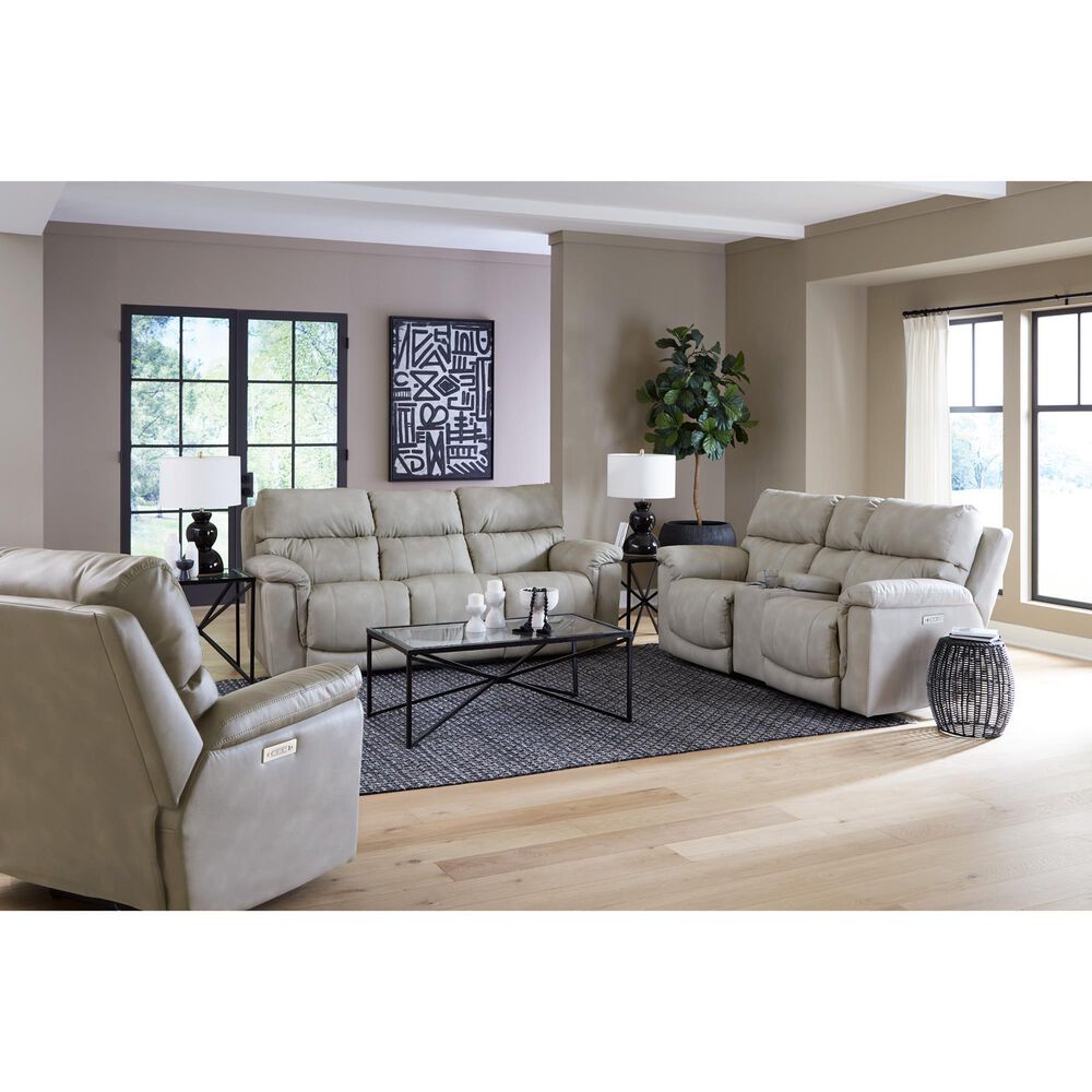 HomeStretch Cosmo Triple Power Reclining Sofa in Omnipotent Taupe, , large