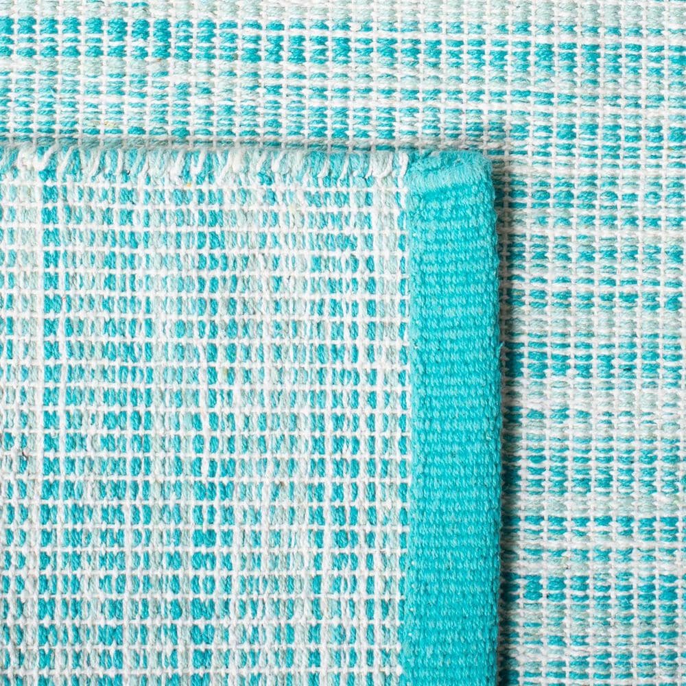 Safavieh Montauk 2&#39;3&quot; x 8&#39; Aqua and Blue Runner, , large