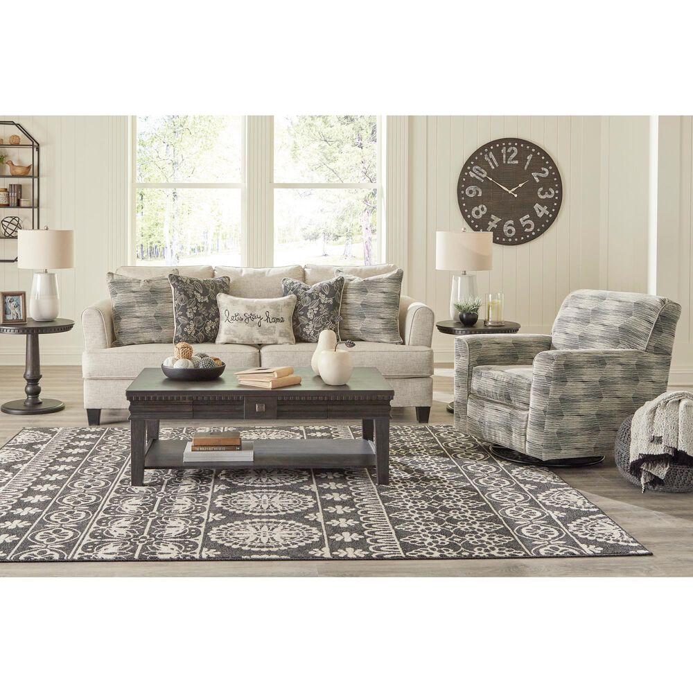 Signature Design by Ashley Callisburg Stationary Sofa in Linen, , large