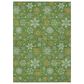 Dalyn Rug Company Wonderland WN31 5" x 7"6" Green Indoor/Outdoor Area Rug, , large