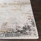 Surya Solar 7"6" x 11"2" Charcoal, Gray, Saffron and White Area Rug, , large