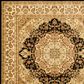 Safavieh Lyndhurst LNH222 8" Square Black and Ivory Area Rug, , large