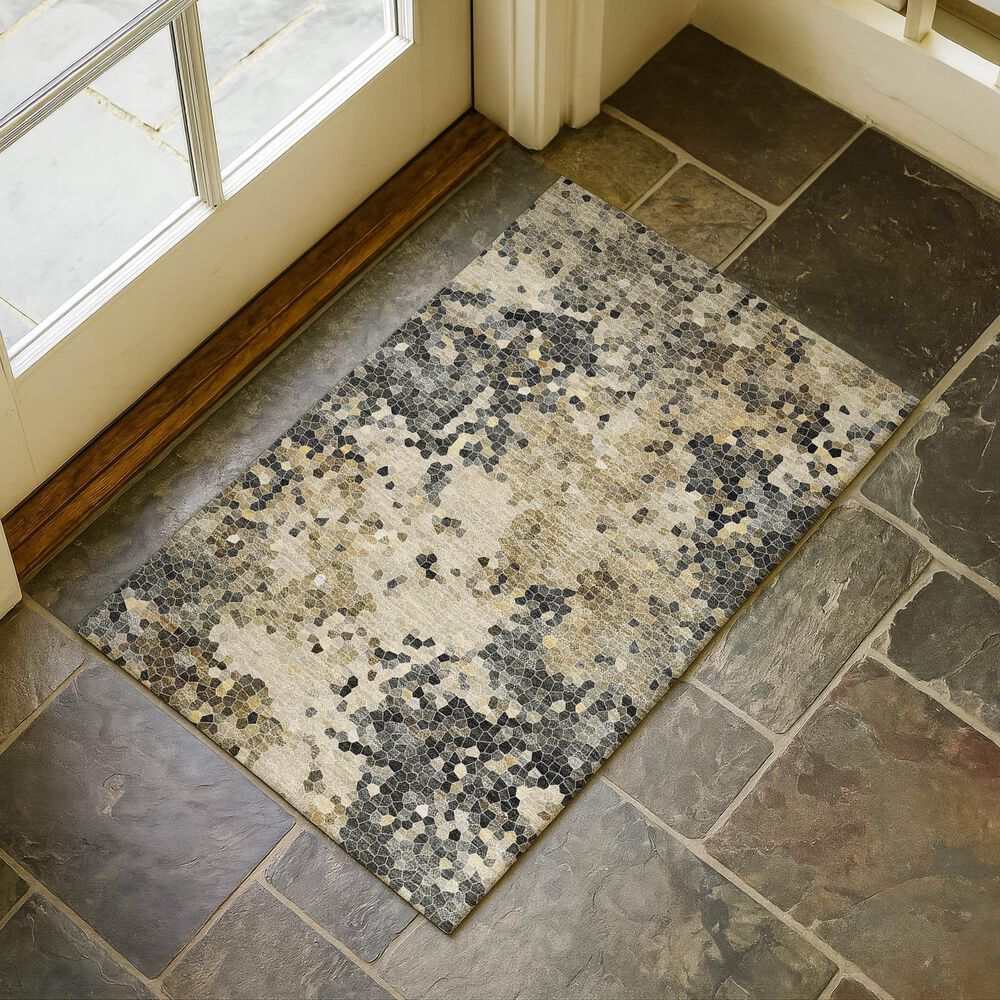 Dalyn Rug Company Lumara LM4 Pewter 2'6" x 3'10" Area Rug, , large