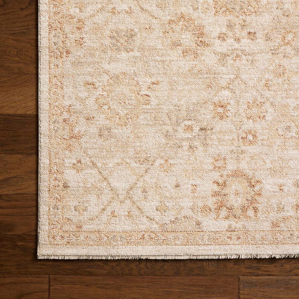 Chris Loves Julia x Loloi Palma Natural and Spice 6'3" x 9'6" Area Rug, , large