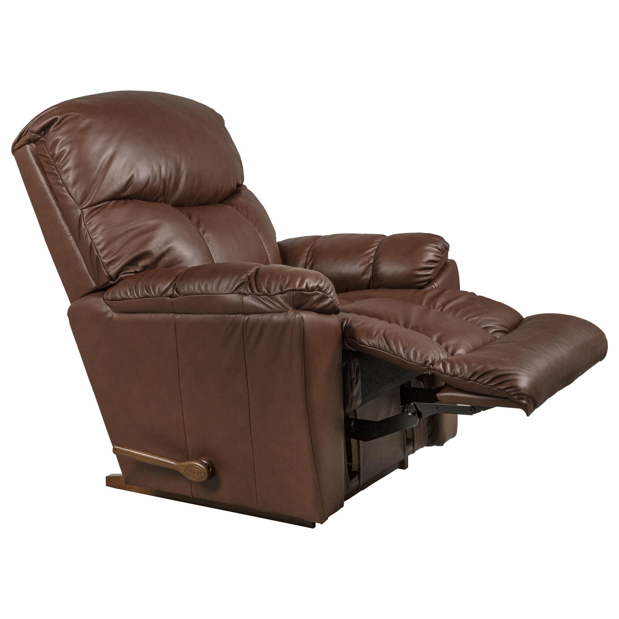 Lead Industries La-Z-Boy アンティーク椅子【セット販売】 La-Z-Boy Morrison Leather Manual Rocking Recliner in Brown