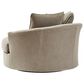 Ashley Linenhause Oversized Swivel Accent Chair in Dune, , large