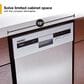 Whirlpool 18" Built-In Small-Space Compact Dishwasher in Stainless Steel and Black, , large