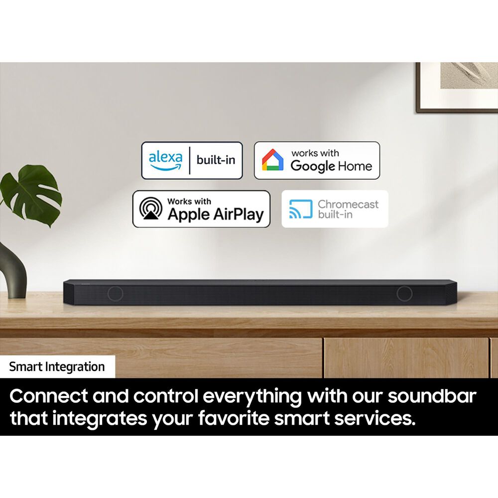Samsung 9.1.2-Channel Wireless Dolby Atmos Soundbar System in Titan Black, , large