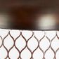 Maple and Jade 3-Piece Tall Teardrop Shaped Decorative Vase Set in Brushed White and Dark Brown, , large