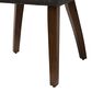 Baxton Studio Wesley Side Chair with Dark Grey Cushion in Walnut (Set of 2), , large