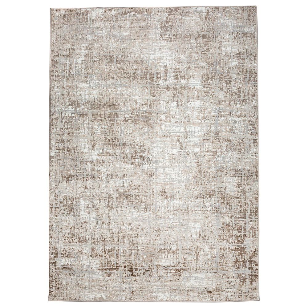 Radici USA Livigno Abstract 5"3" x 7"3" Beige Area Rug, , large