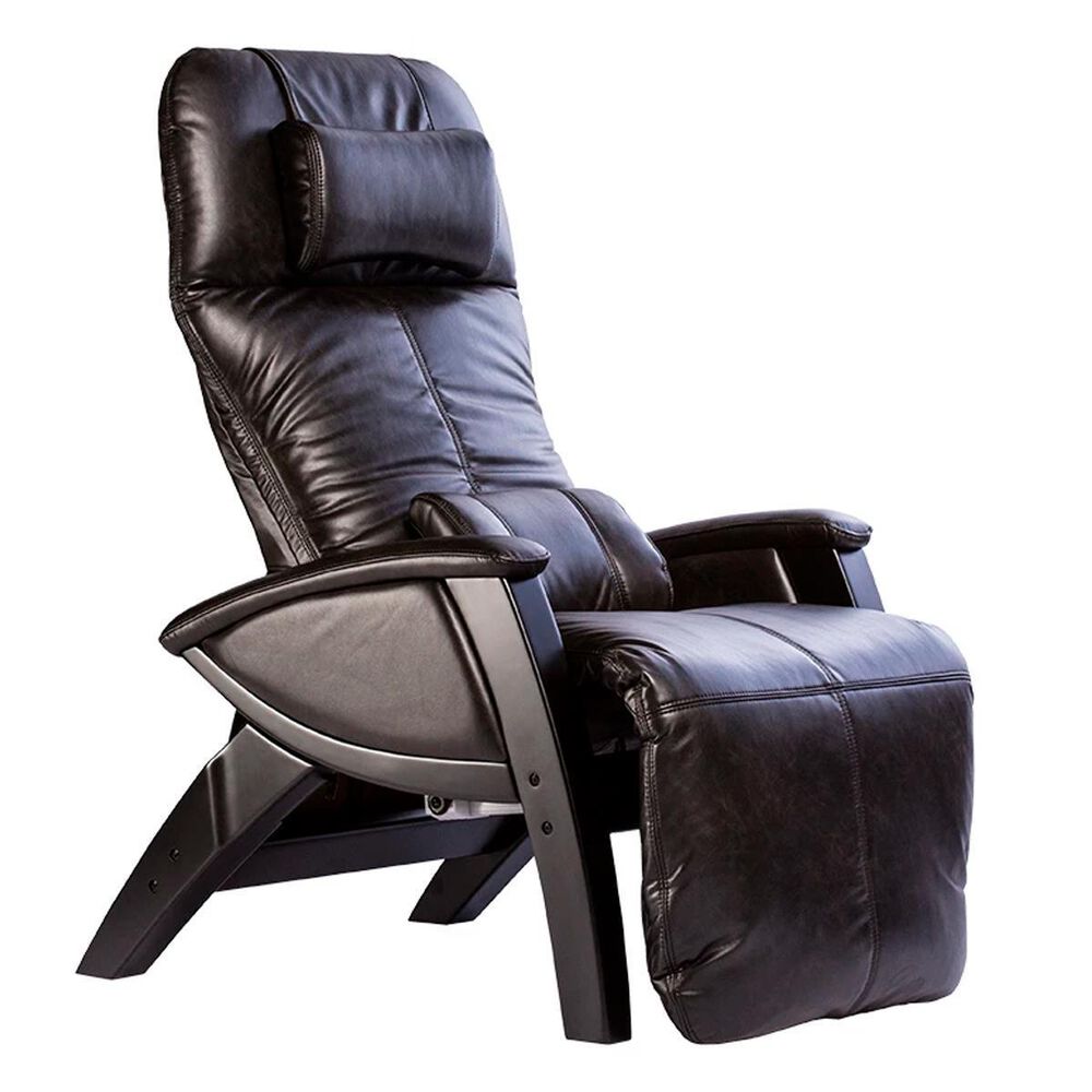 Svago Zero Gravity Massage Chair in Midnight Faux Leather, , large