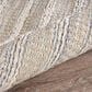 L&R Resources Bleached Naturals 5" x 7"9" Illusion Blue and Infinity Area Rug, , large