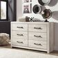 Signature Design by Ashley Cambeck 6 Drawer Dresser in Whitewash, , large
