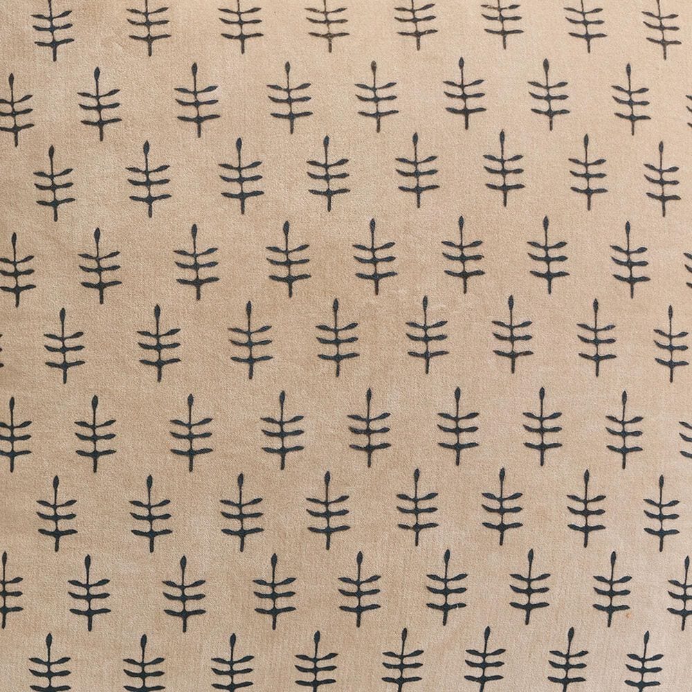 24&quot; x 24&quot; Throw Pillow in Beige and Dark Green, , large