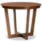 Baxton Studio Alicia 5-Piece Dining Set in Grey/Walnut Brown, , large