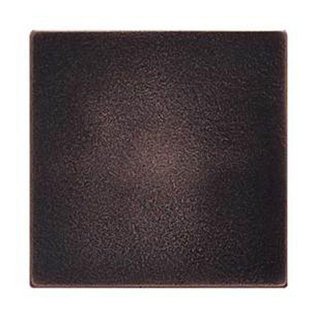 Dal-Tile Ion Metals Oil Rubbed Bronze 4" x 4" Decorative Tile, , large