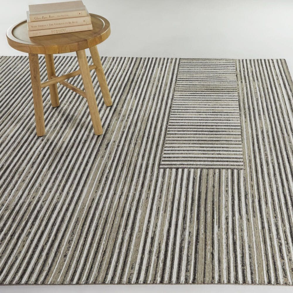Balta Rugs Giles Striped 7&#39;10&quot; x 10&#39; Tan Area Rug, , large