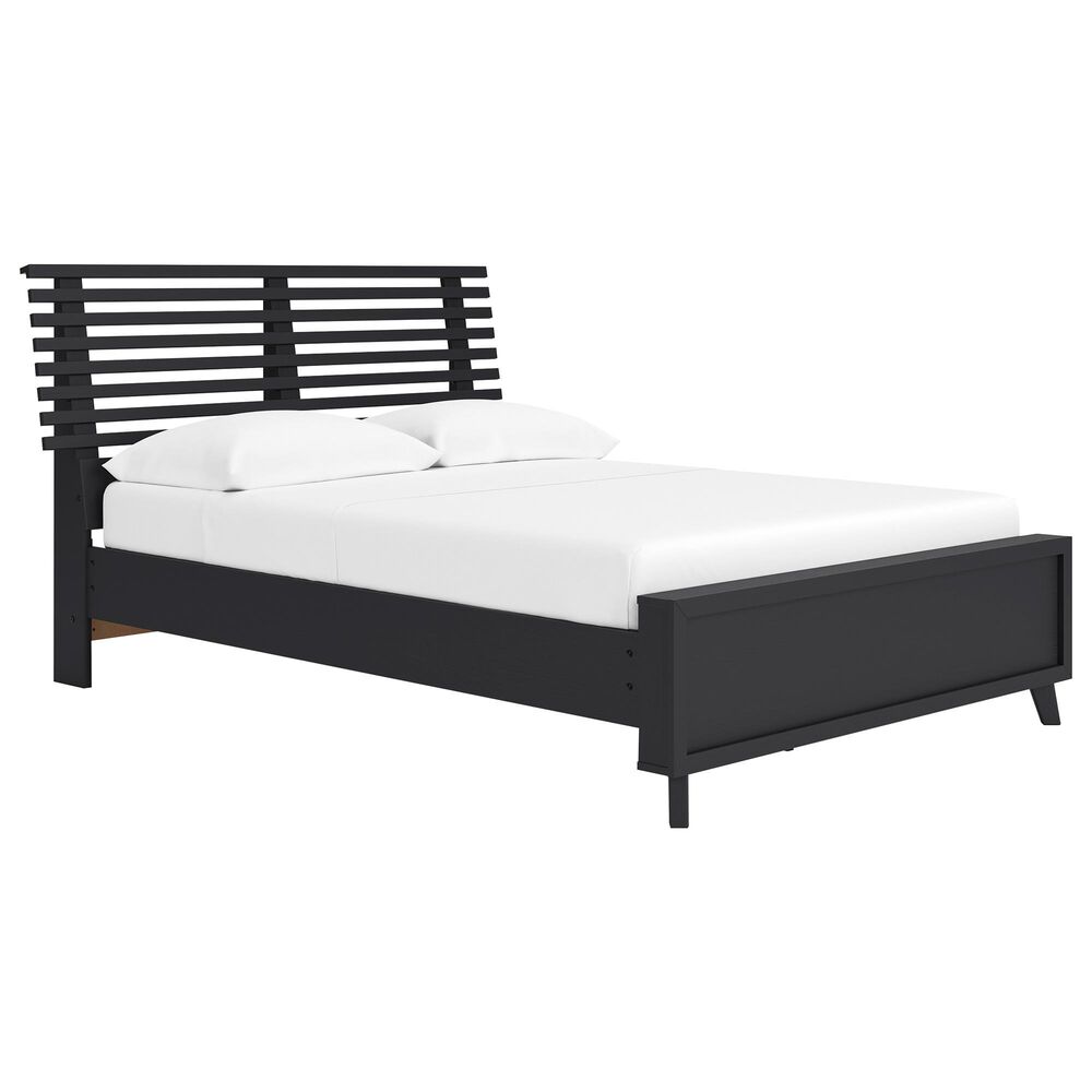 Ashley Danziar Full Slat Panel Bed in Black, , large