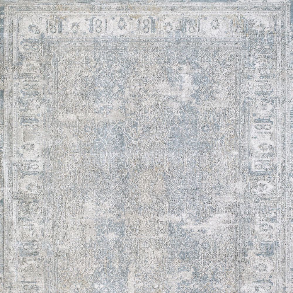 Surya Brunswick Cream, Light Gray, Charcoal, Light Brown and Mustard 7'10" x 10'2" Area Rug, , large