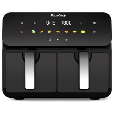 HOMLUX 10 Qt Dual Air Fryer with SyncCook in Black, , large