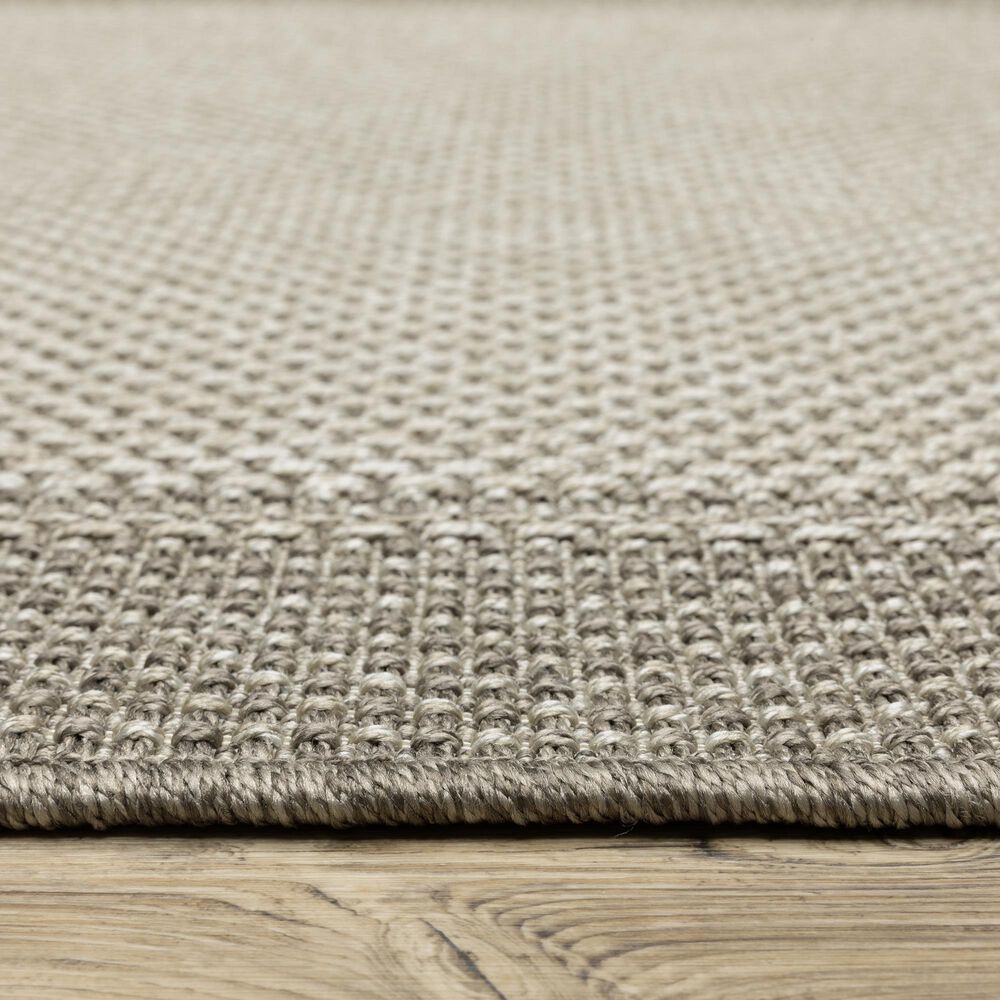Oriental Weavers Caicos CA03N 6&#39;7&quot; x 9&#39;2&quot; Grey Area Rug, , large