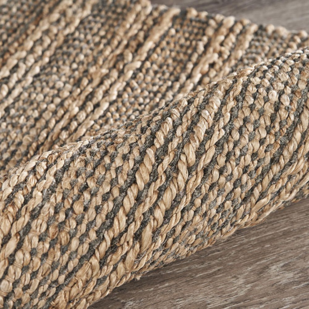 L&amp;R Resources Natural Fiber 7&#39;9&quot; x 9&#39;9&quot; Gray Area Rug, , large