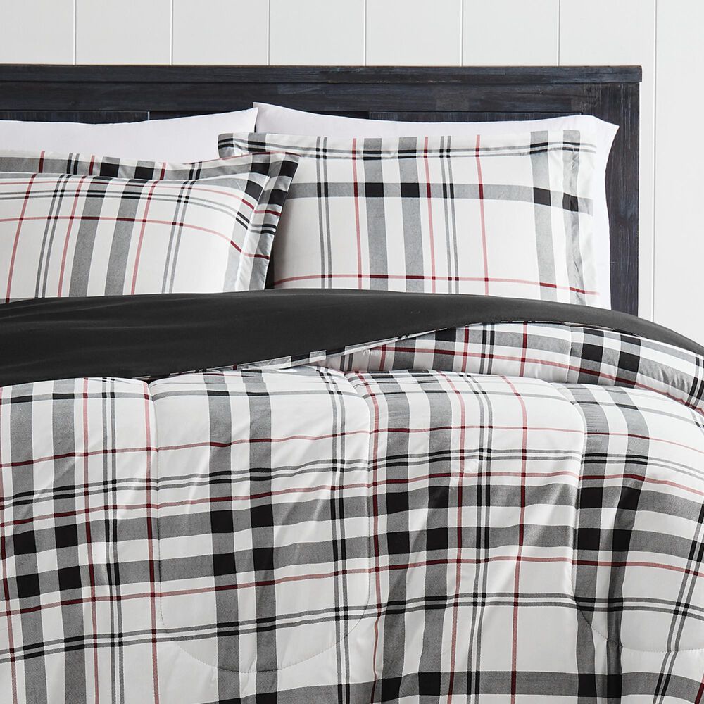 Pem America Charlotte Plaid 3-Piece Full/Queen Microfiber Comforter Set in Multicolor, , large