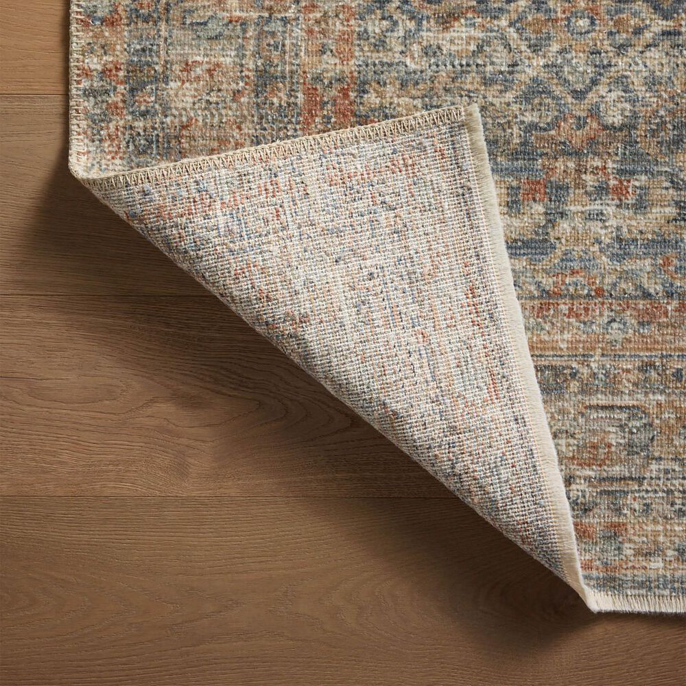 Loloi Heritage 12&#39; Square Blue and Rust Area Rug, , large
