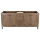 James Martin Vanities Chicago 72" Double Bathroom Vanity in Whitewashed Walnut with 3 cm Victorian Silver Quartz Top and Rectangular Sinks, , large
