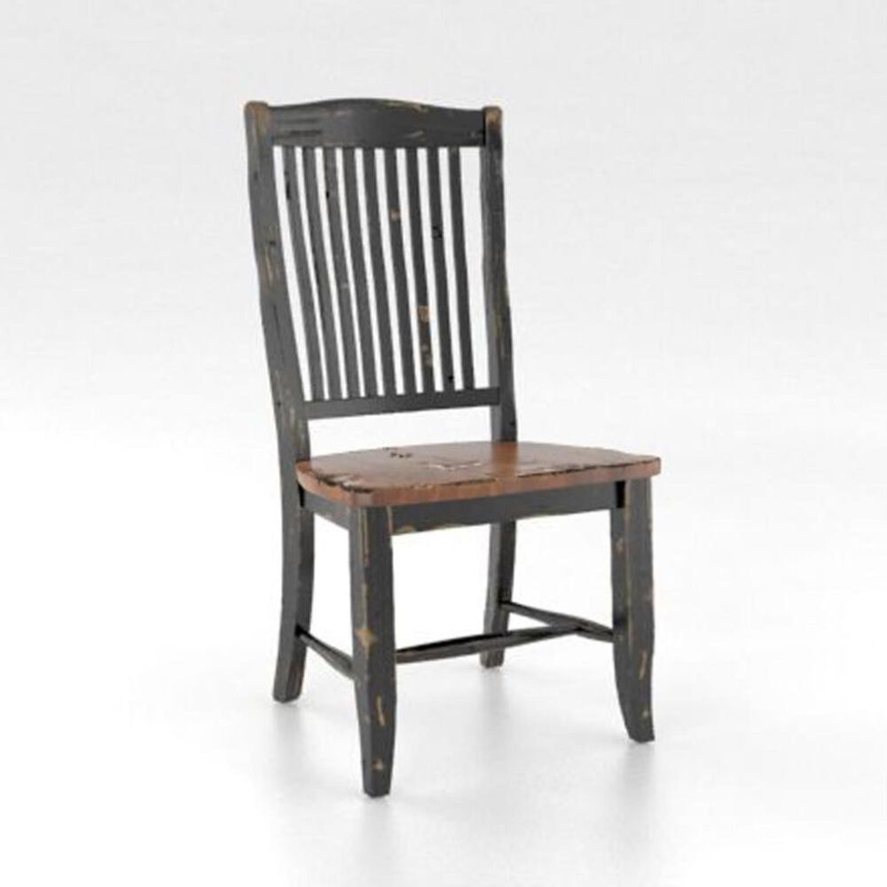 Declan Dining Champlain Side Chair in Black/Spice Washed, , large