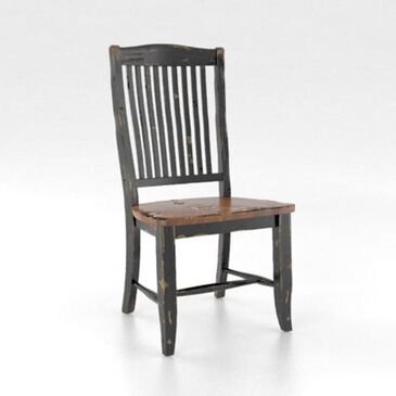 Canadel Champlain Side Chair in Black/Spice Washed, , large