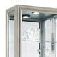 Chapel Hill 5-Shelf Curio Cabinet in Platinum Silver, , large