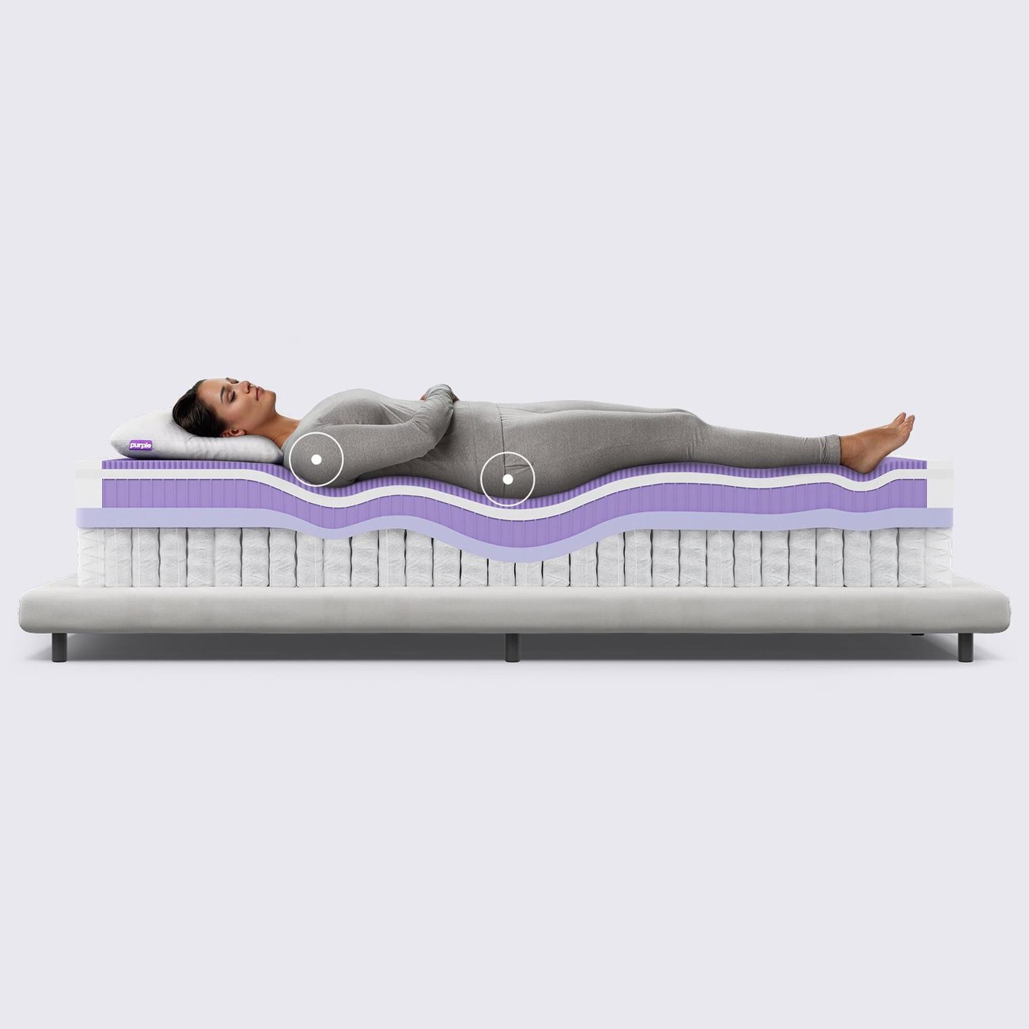 Purple Rejuvenate Plus Medium Hybrid Twin XL Mattress