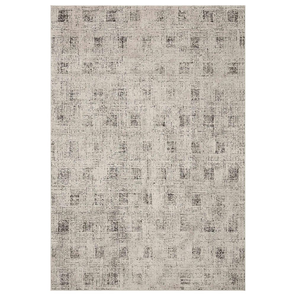 Loloi II Kamala 11"2" x 15"7" Grey and Graphite Area Rug, , large