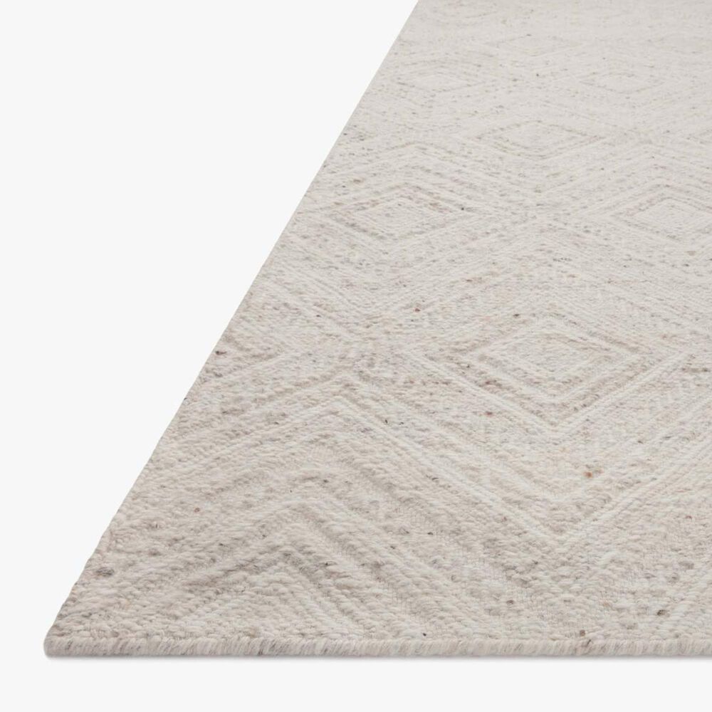 Loloi Raven 2&#39;3&quot; x 3&#39;9&quot; Ivory and Pebble Area Rug, , large