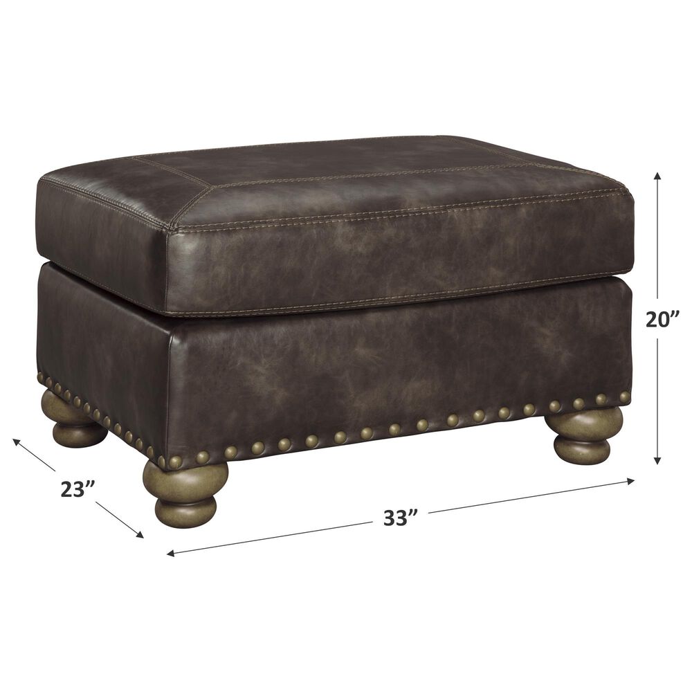 Signature Design by Ashley Nicorvo Ottoman in Coffee, , large