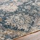 Surya Cardiff CDF-2307 Deep Teal, Blue, Light Gray, Medium Gray, Charcoal and Camel 2"7" x 10" Runner, , large