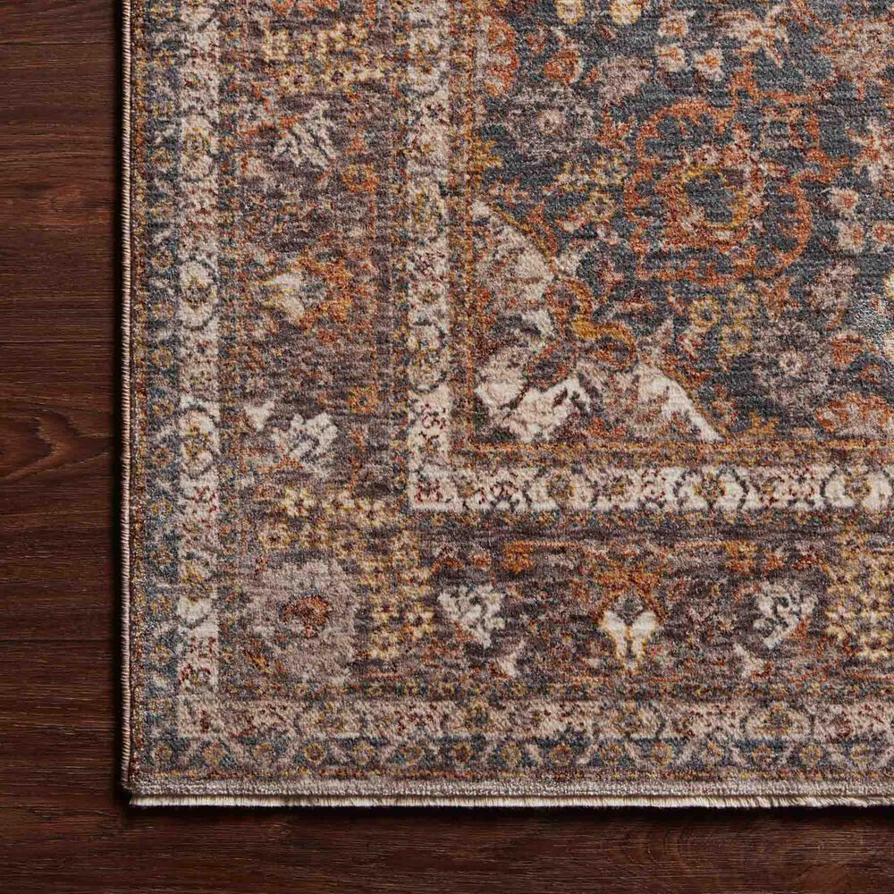 Loloi Lourdes LOU-01 2&#39;3&quot; x 3&#39;10&quot; Natural and Ocean Area Rug, , large