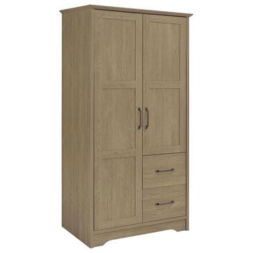 Coaster Cassara 2 Door Wardrobe Cabinet in Latte, , large