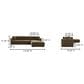 CityLine Bryn Stationary Sectional Right Facing in Heritage Green, , large